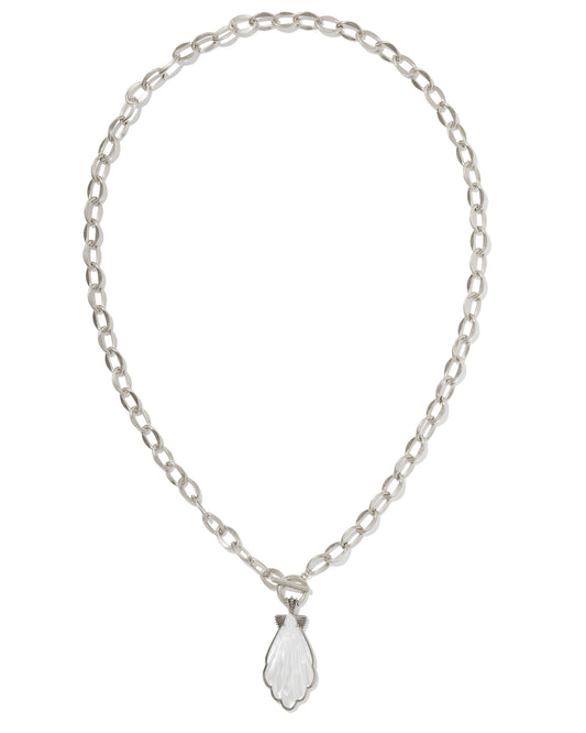 Alexa Vintage Silver Statement Necklace