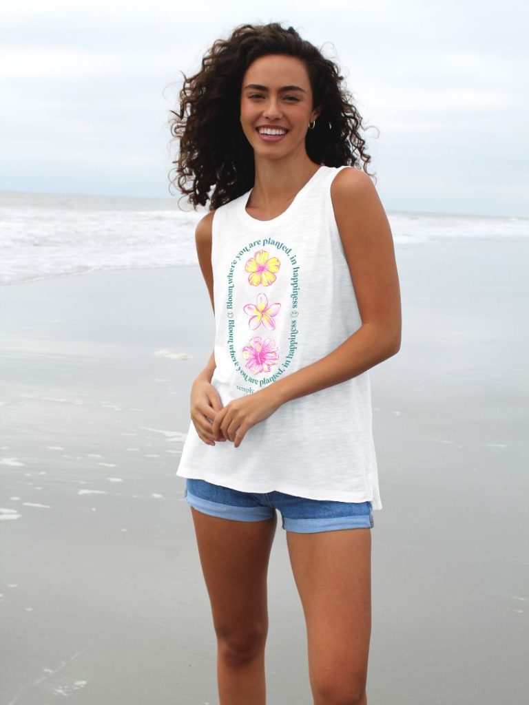 SS Flower Bloom Tank -