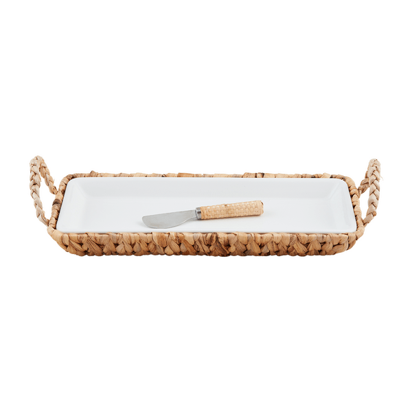 Water Hyacinth Hostess Tray - She Chester