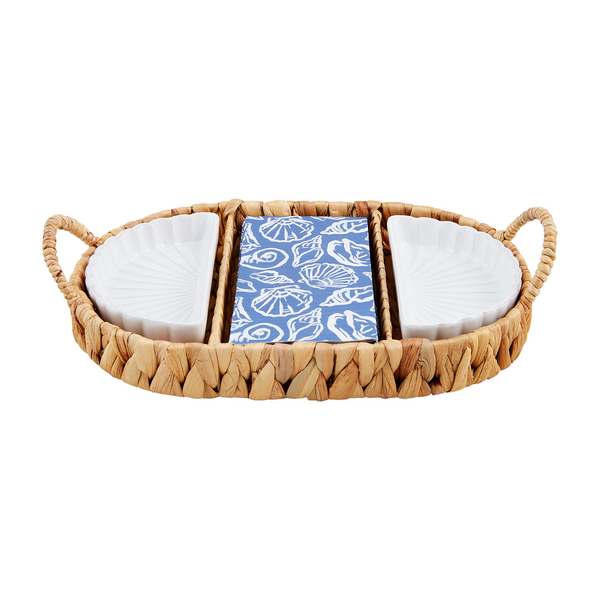 Sea Guest Napkin and Dish Set