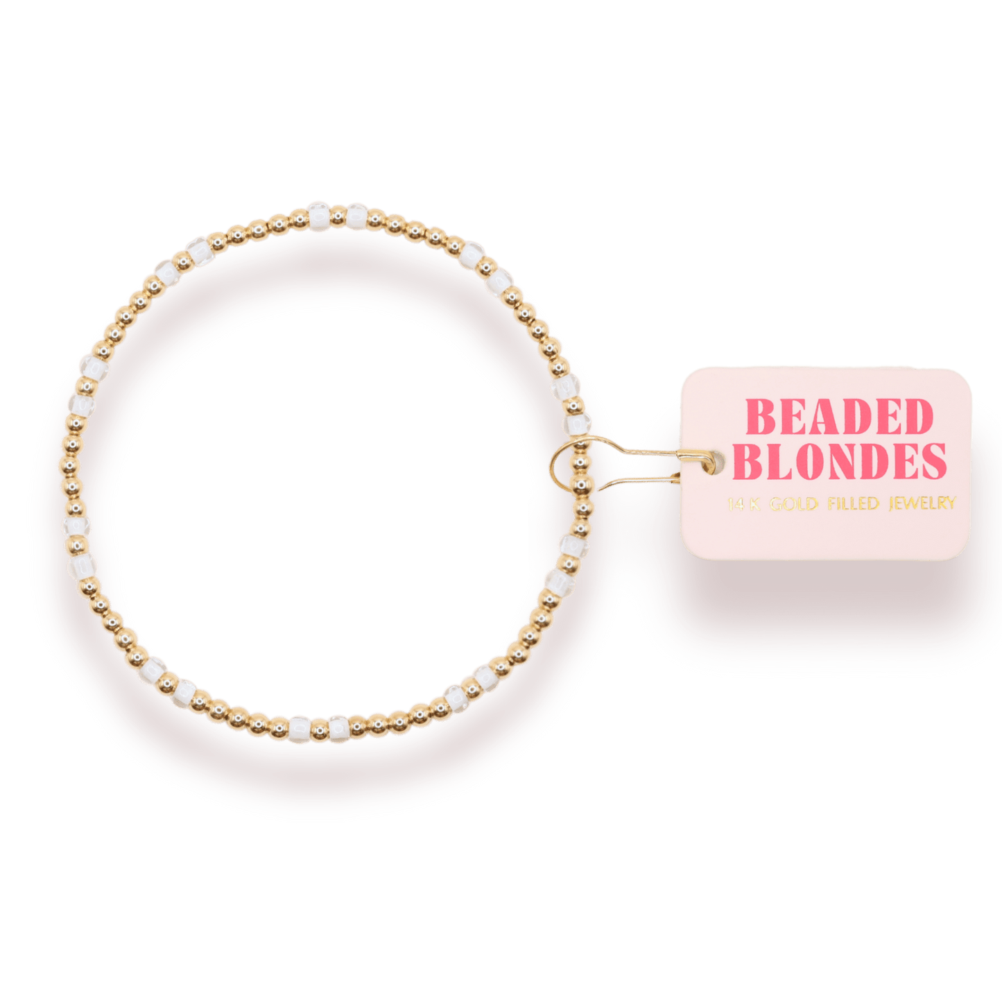 White Hazel Bracelet: Standard 6.75 inch - She Chester