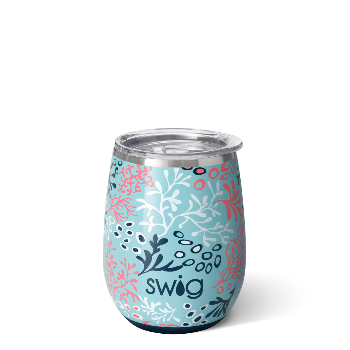 Coral Me Crazy Wine Cup (14oz)