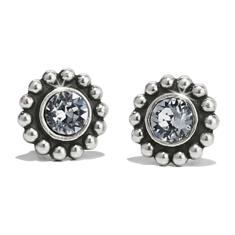 Sil/Stn Twinkle Mini Post Earring J20492