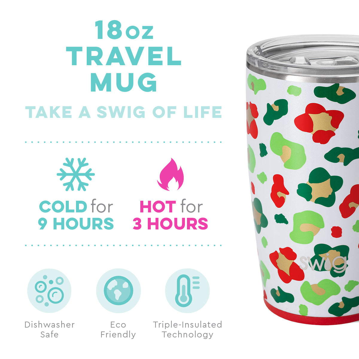 Jingle Jungle Travel Mug (18oz)