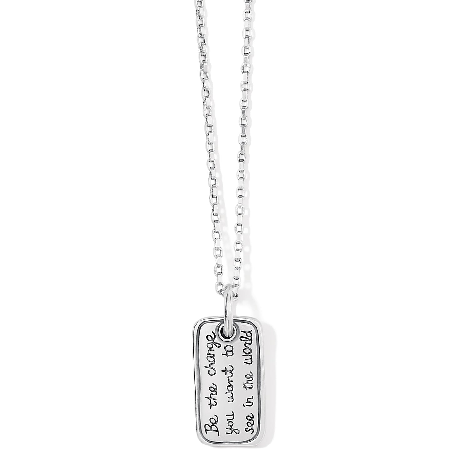Sentiments Square Necklace