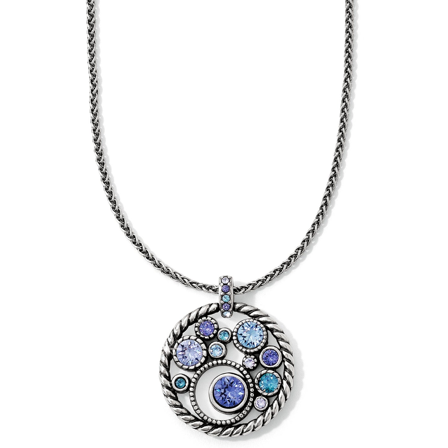 Sil/Tanz Halo Necklace JN9052