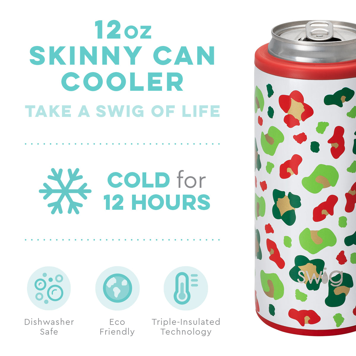 Jingle Jungle Skinny Can Cooler