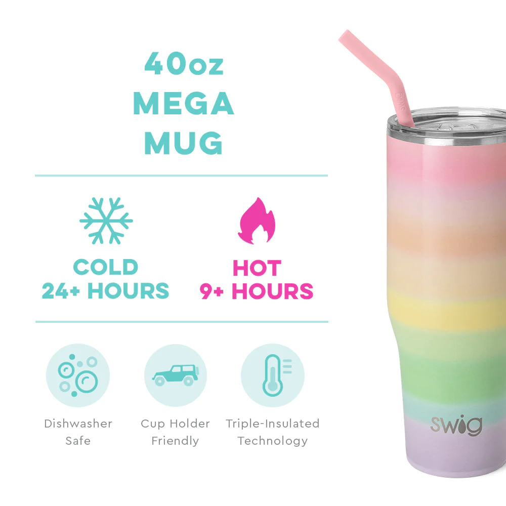 Over The Rainbow Mega Mug 40oz