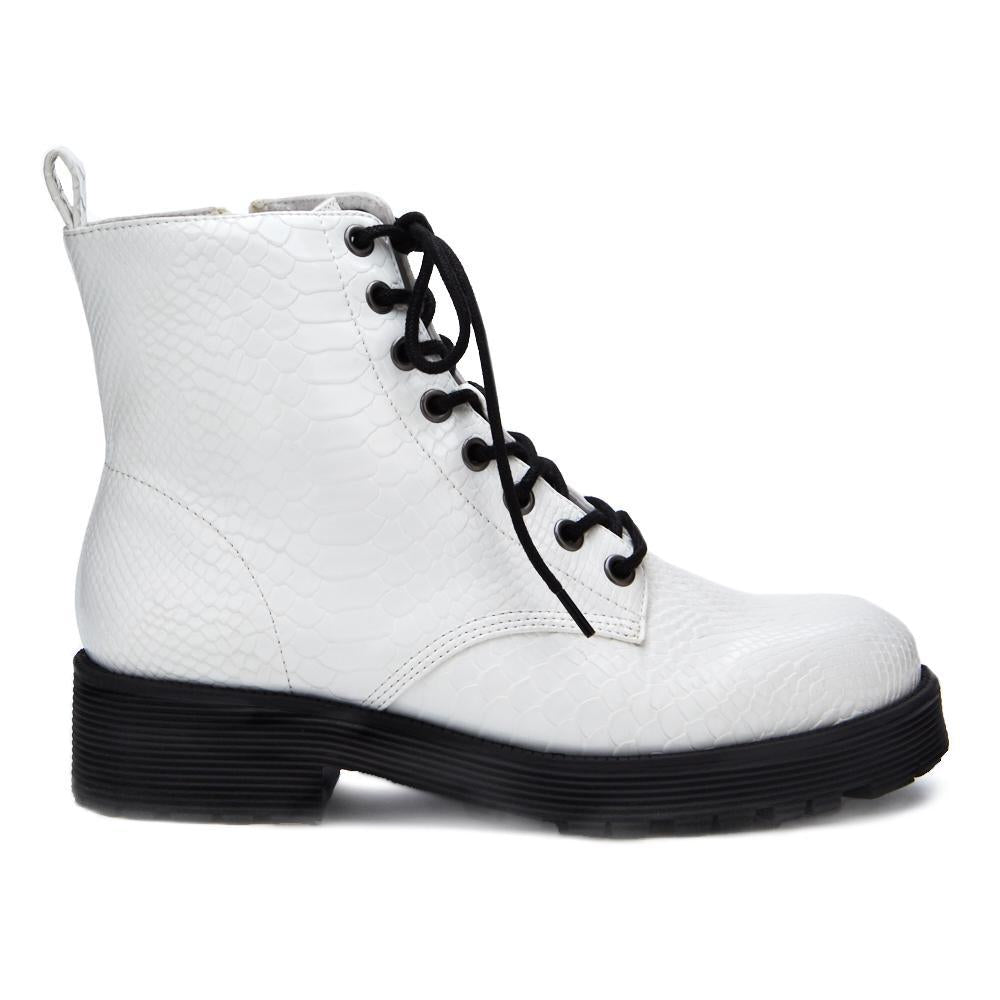 Lotus White Boots