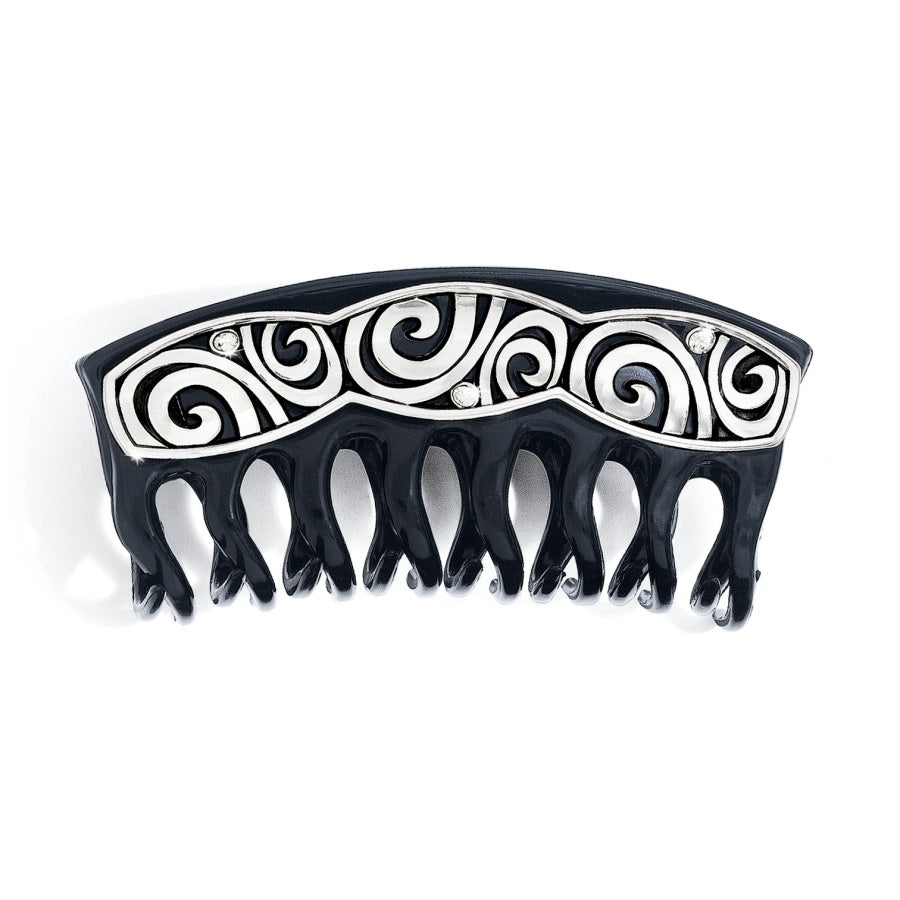 Black London Groove Large Hair Clip - J81833