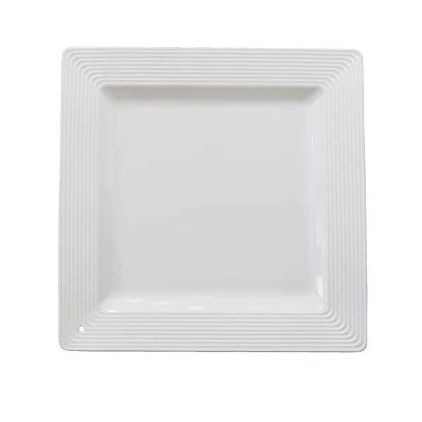 Square Platter Pinstripes