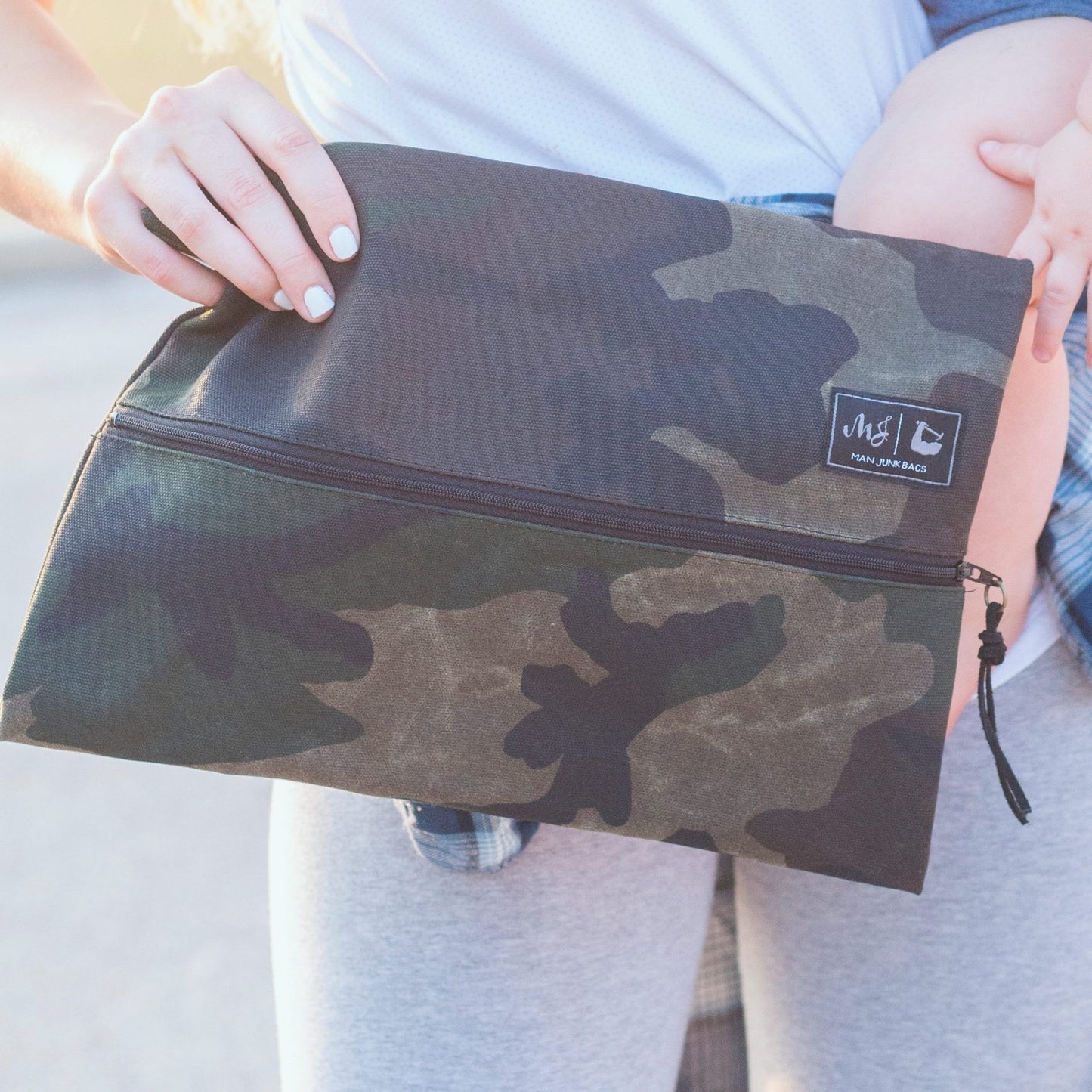 Man Junk Camo Bag Large