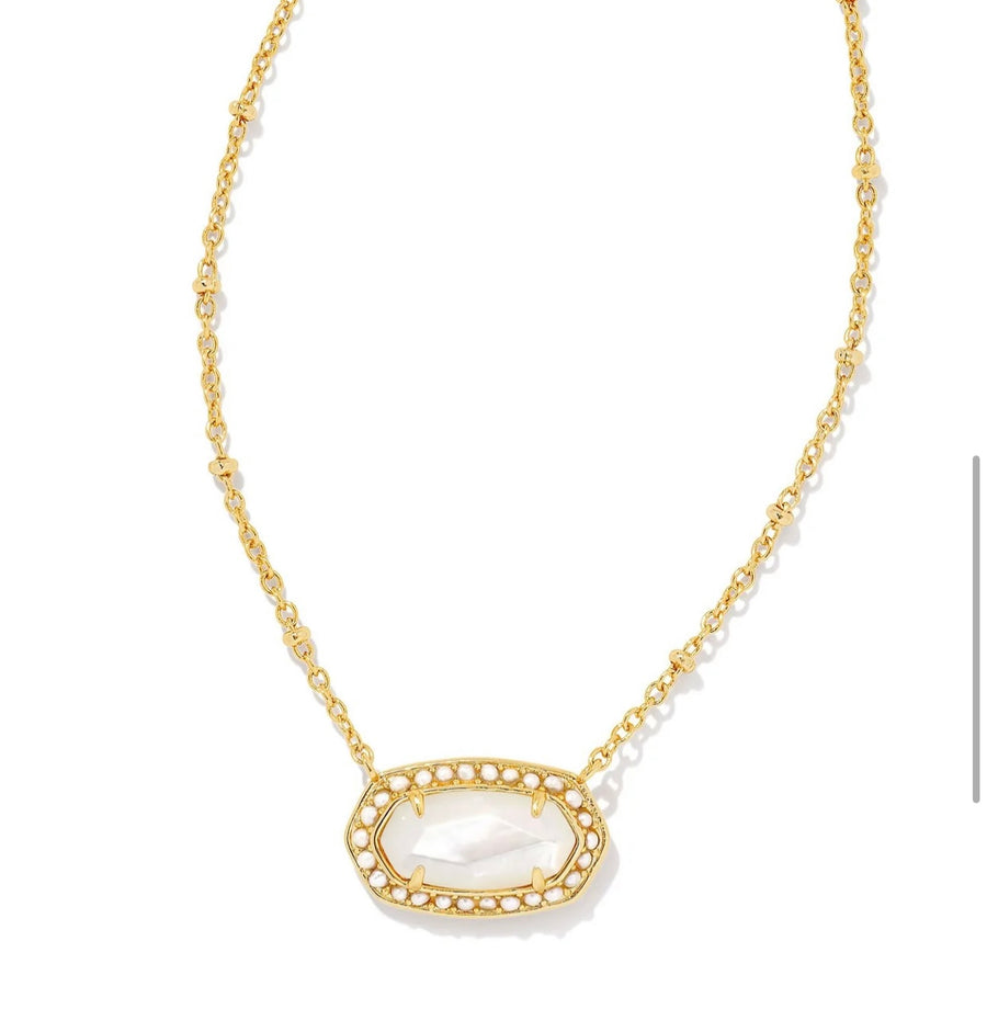 Pearl Beaded Elisa Gold Ivory MOP