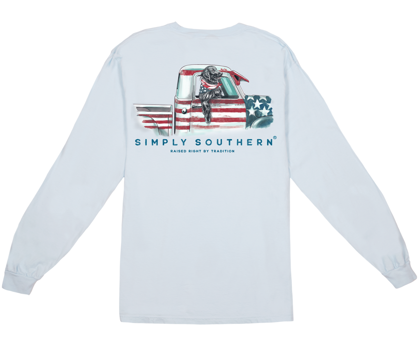 USA Truck And Dog Long Sleeve - Final Sale