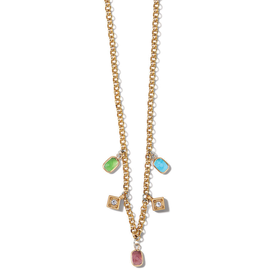 Meridian Zenth Gold Prism Necklace - JM7376