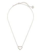 Sophee Heart Small Pendant Necklace Silver