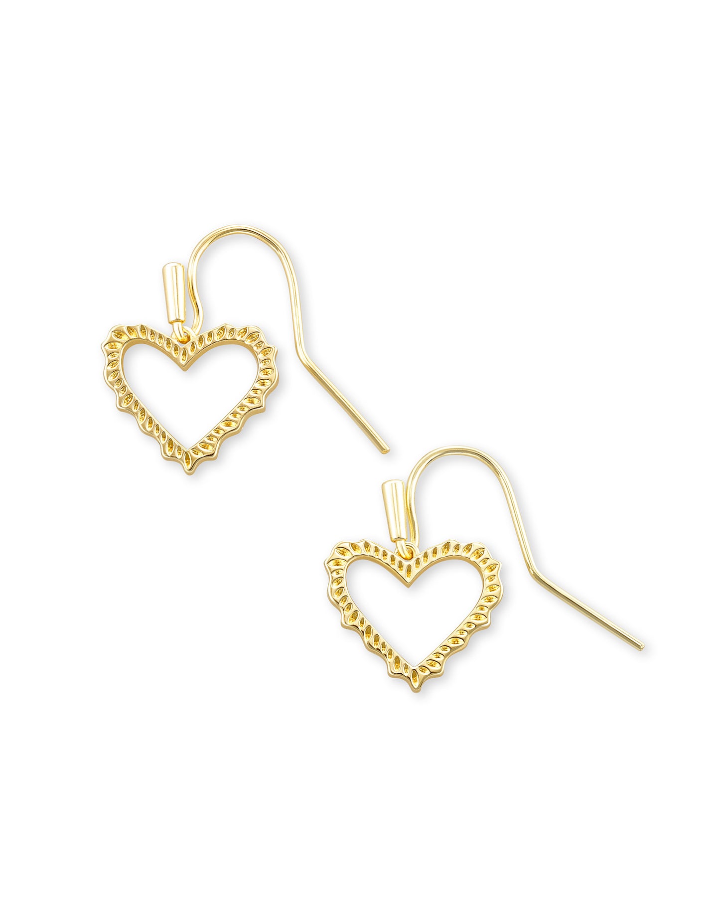 Sophee Heart Drop Earring Gold