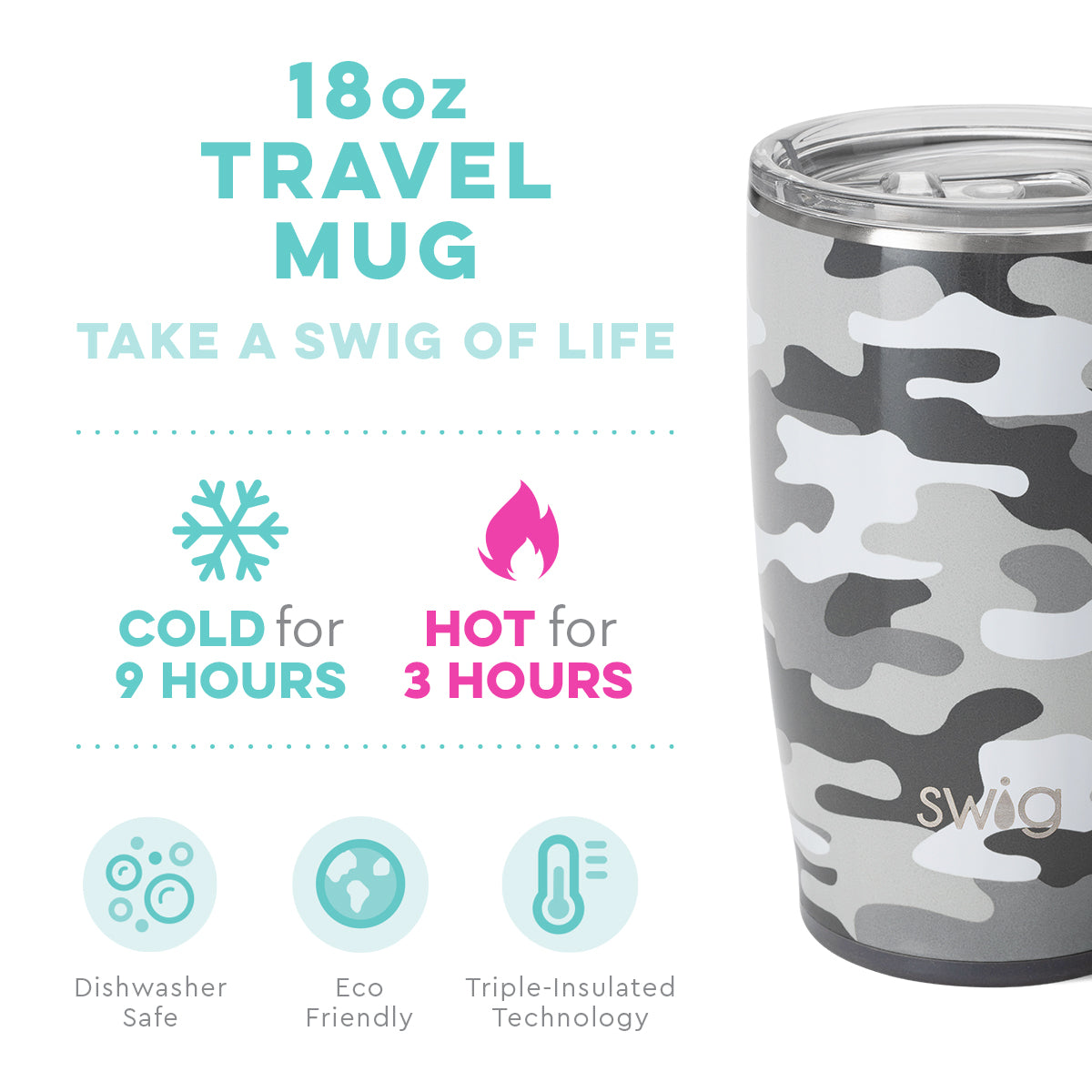 INCOGNITO CAMO TRAVEL MUG (18OZ)