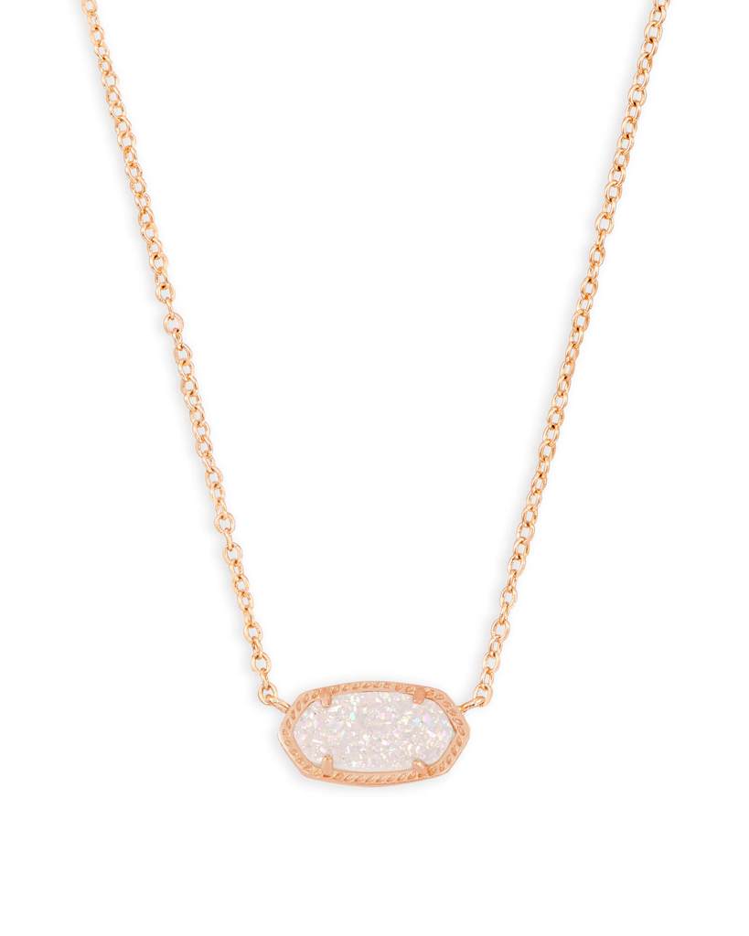 Elisa Rose Gold Iridscent Drusy