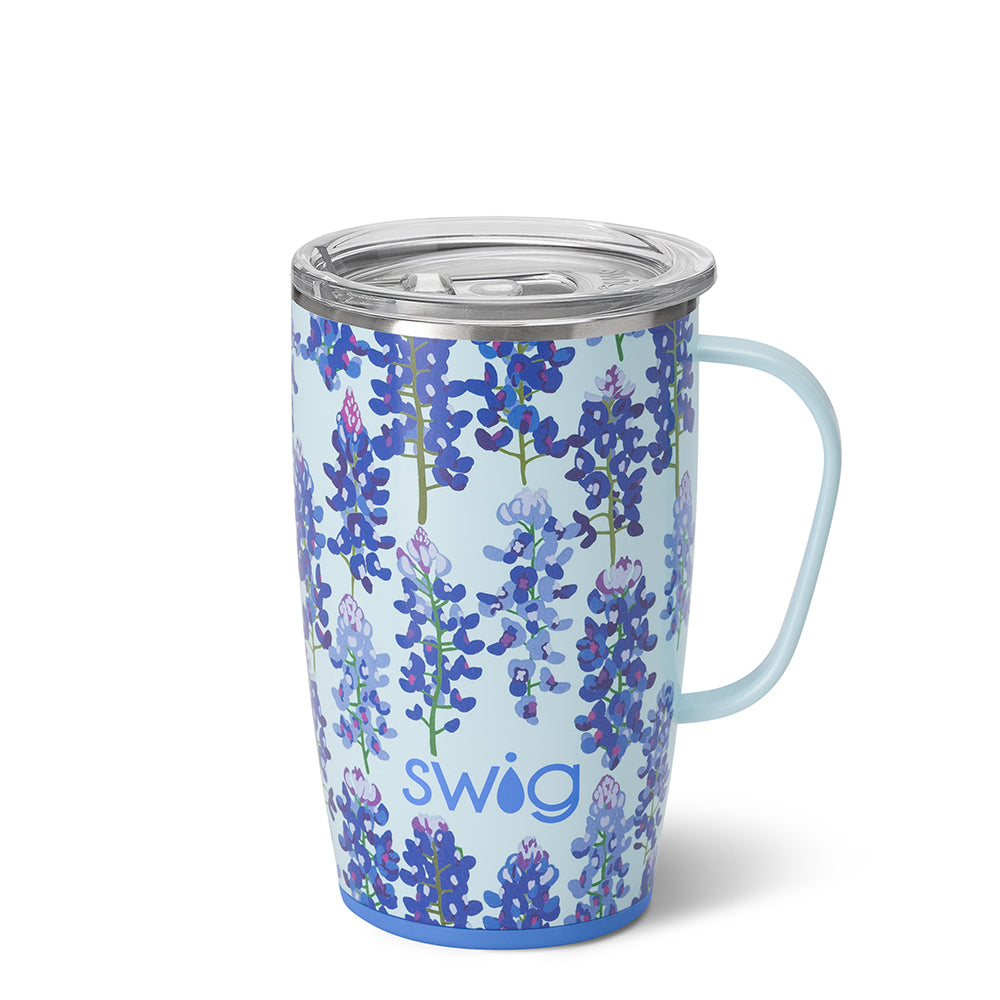 Bluebonnet Travel Mug 18oz