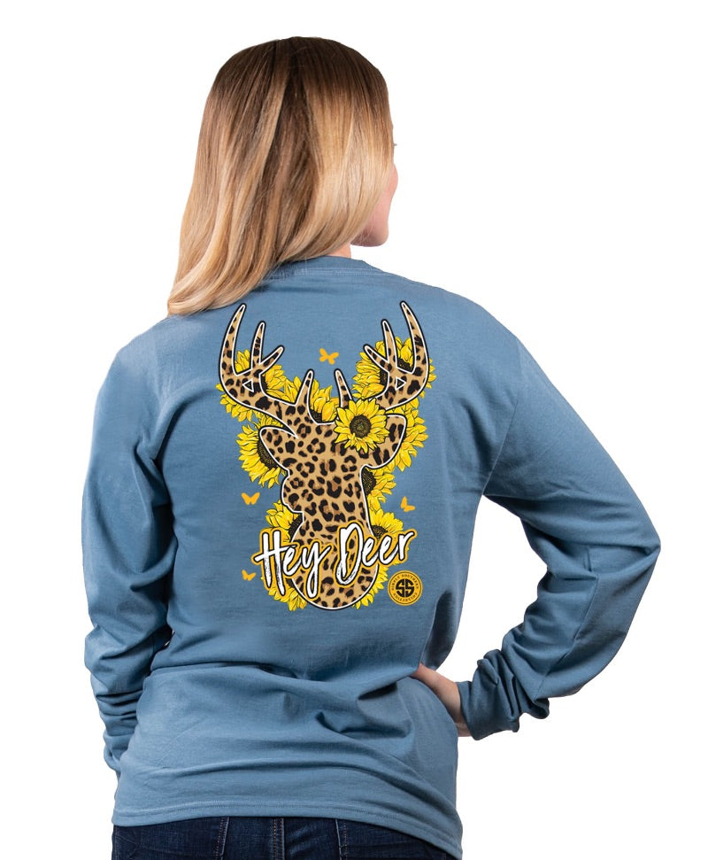 Hey Deer Cheetah SS Longsleeve - Final Sale