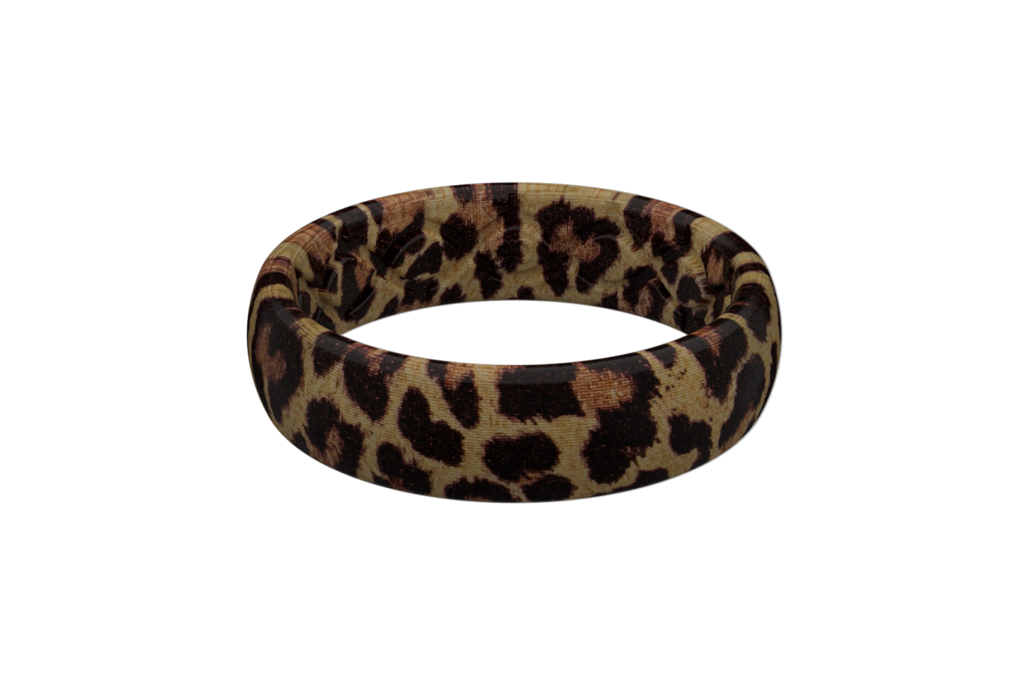 Thin Aspire Leopard Groove Ring -