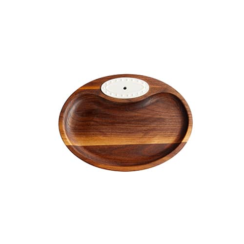 Walnut Tid Bit Dish