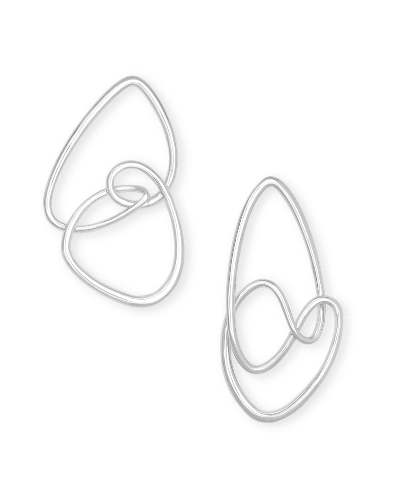 Myles Statement Earrings In Silver