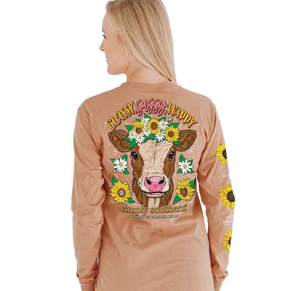 Sassy Cow Long Sleeve Tee Final Sale