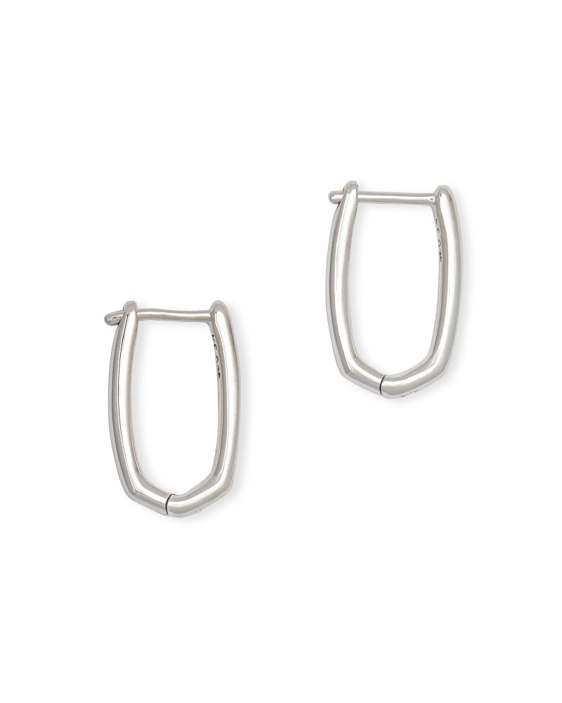 Ellen Huggie Earrings Sterling Silver