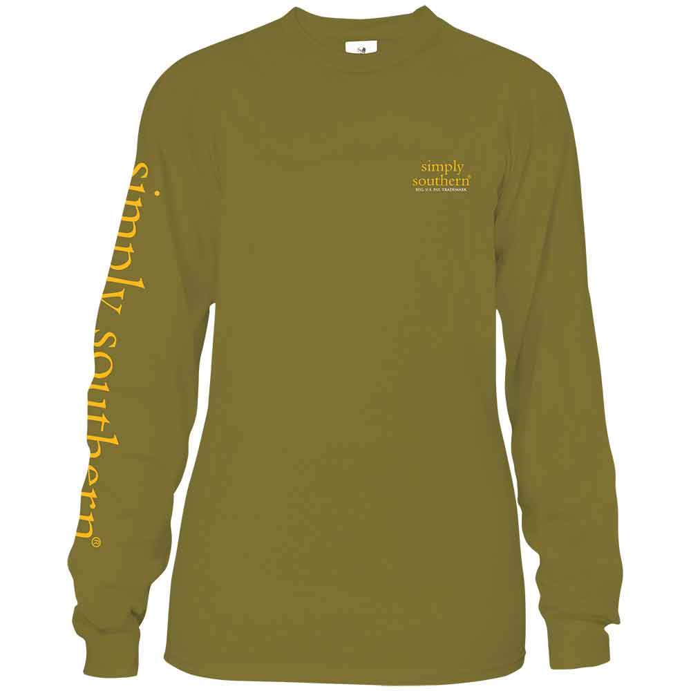 Chin Up Buttercup Pig Long Sleeve Tee Final Sale