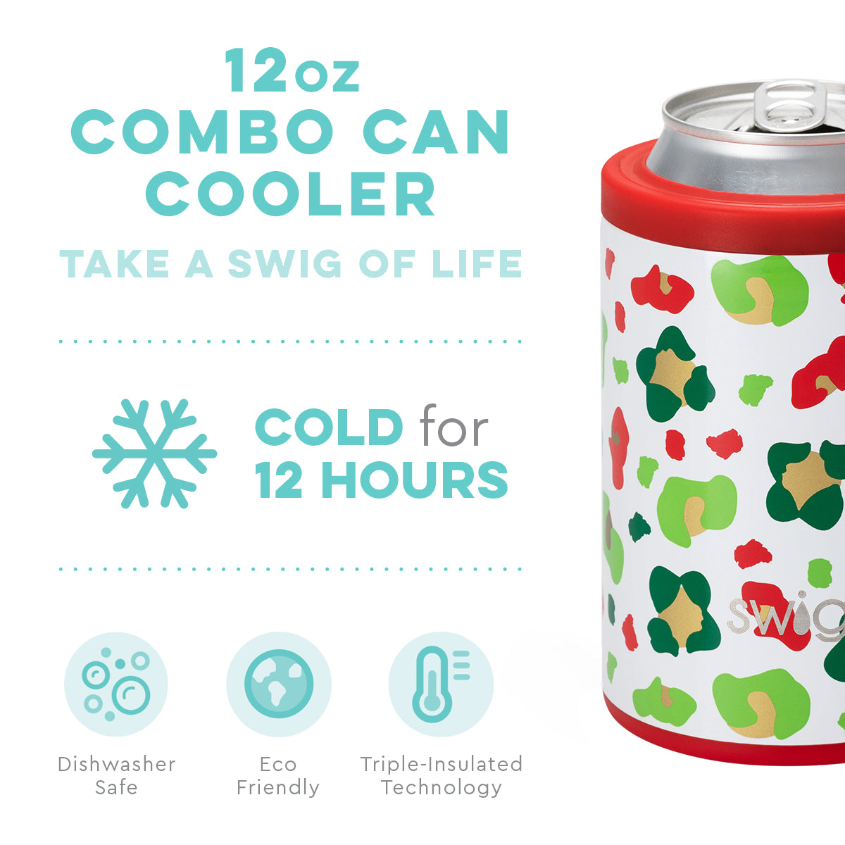Jingle Jungle Can & Bottle Cooler