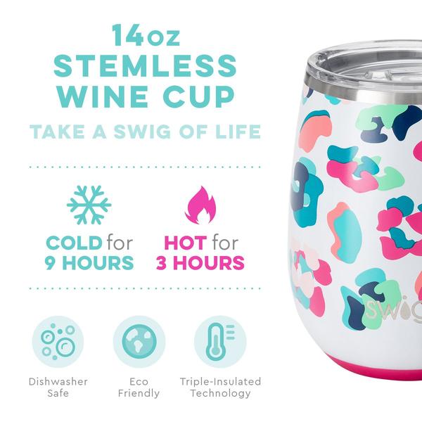 Party Animal Stemless Wine Cup (14oz)