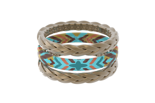 Stackable KVS Unbridled Groove Ring -