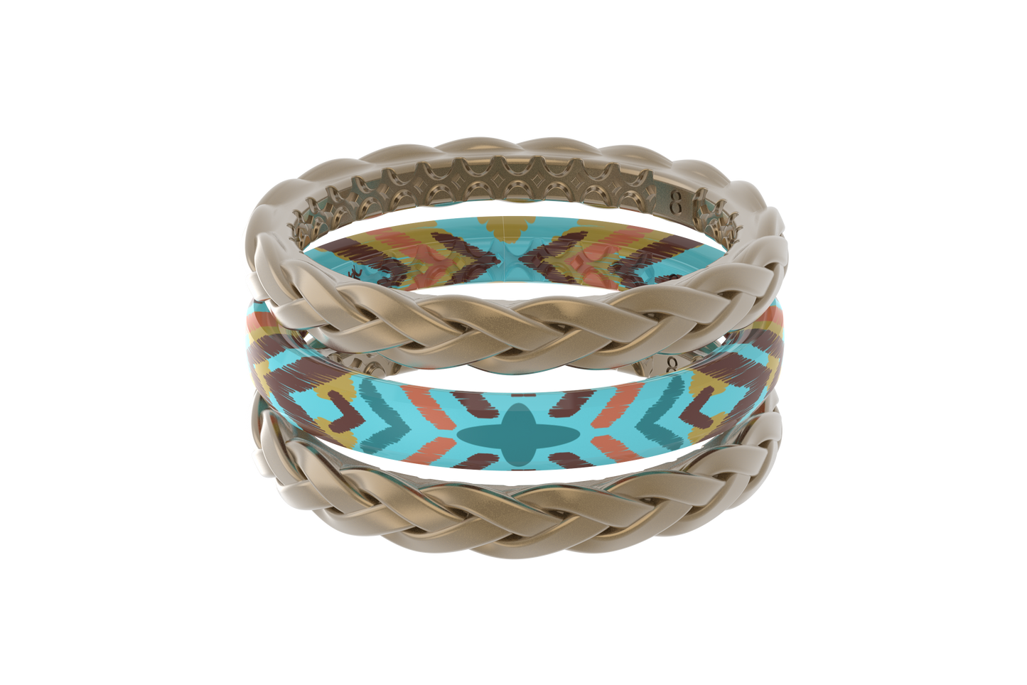Stackable KVS Unbridled Groove Ring -