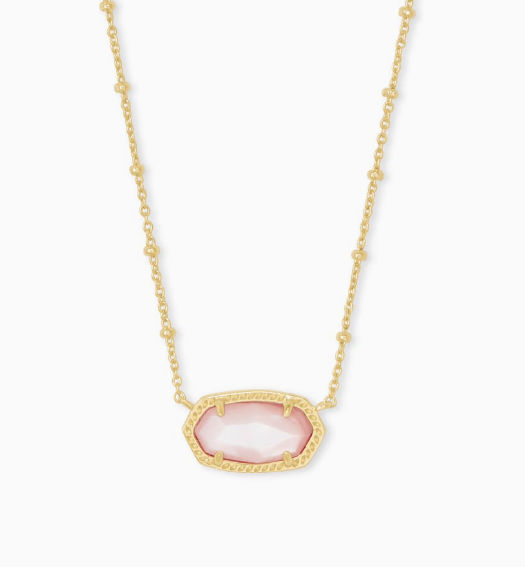 Elisa Satellite Necklace Gold/Rose MOP