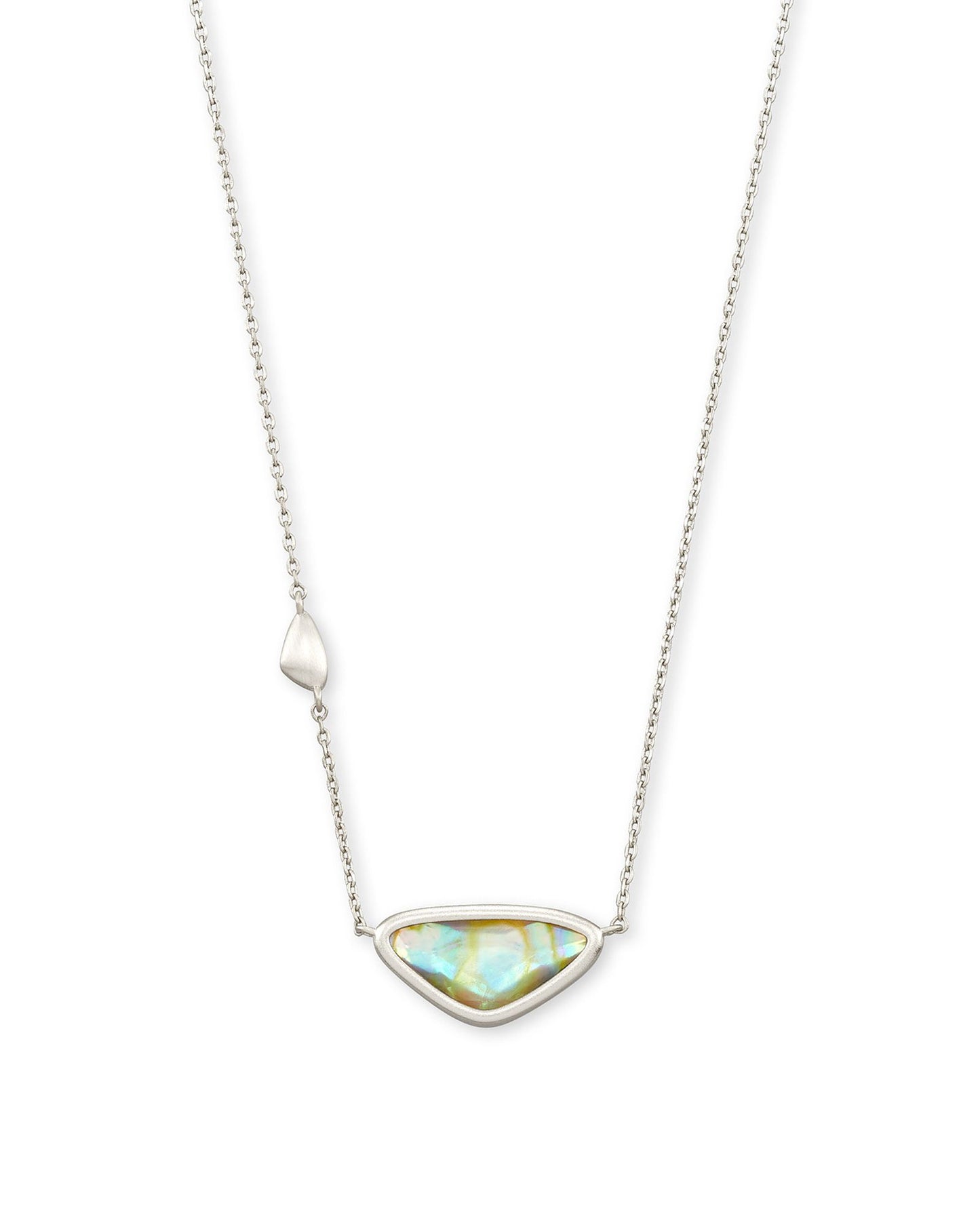 Margot Pndnt Nck Rhod Iridescent Abalone