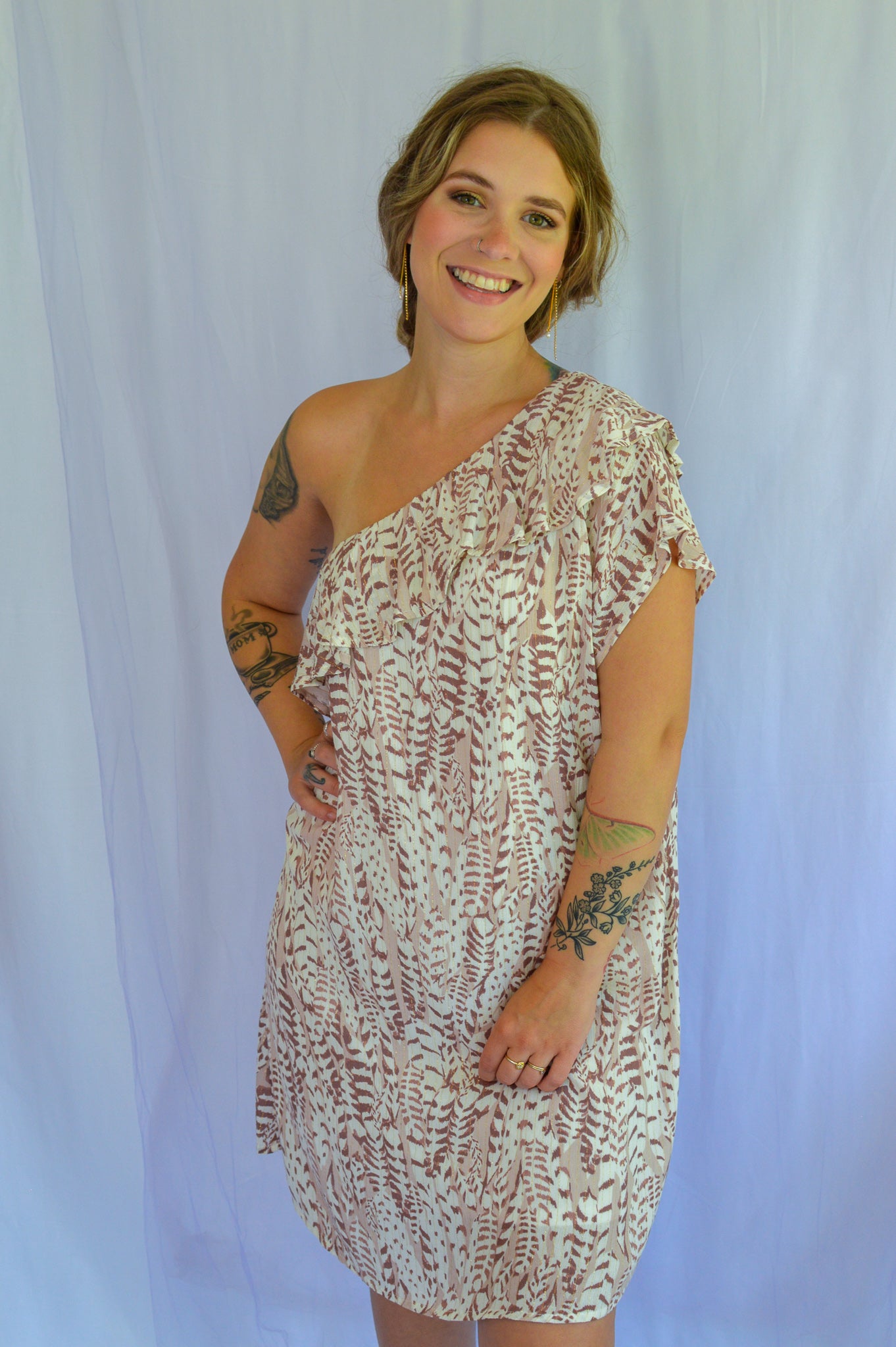 Wild Side One Shoulder Dress