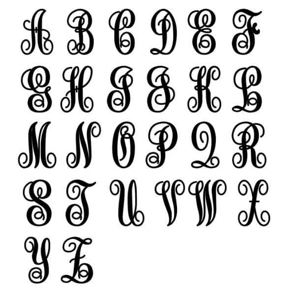 Script Vinyl Decal