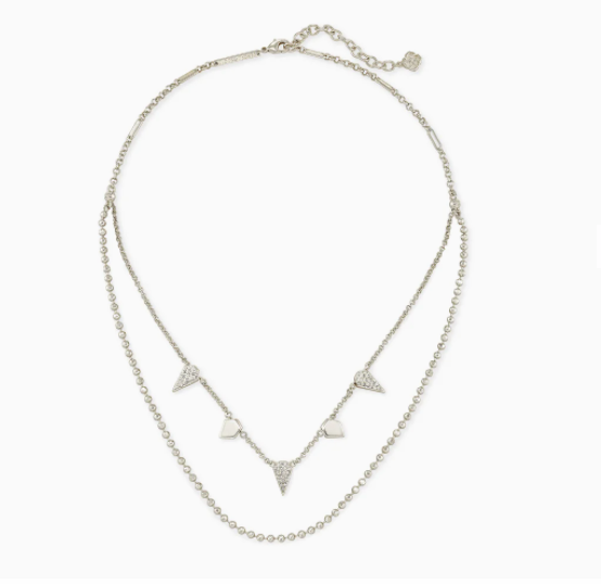 Demi Rhod Multi Strand Necklace