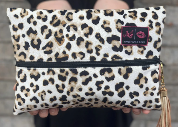 Jungle Cat Tan Medium Makeup Junkie Bag