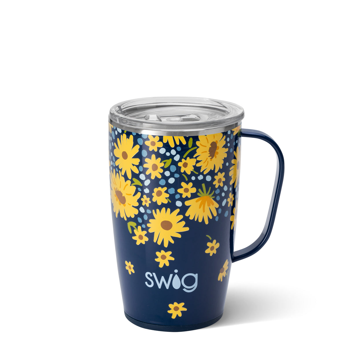 Lazy Daisy 18oz Travel Mug