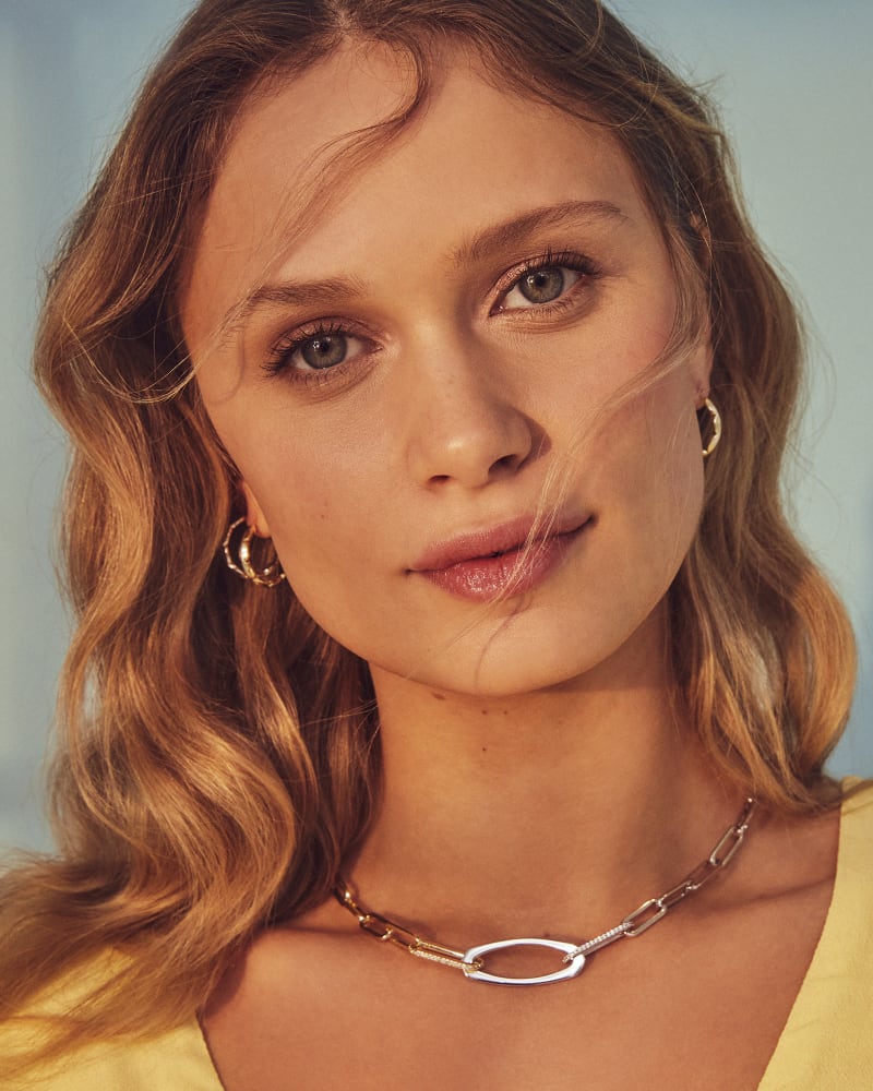 ADELINE CHAIN NECKLACE MIXED METAL - She Chester