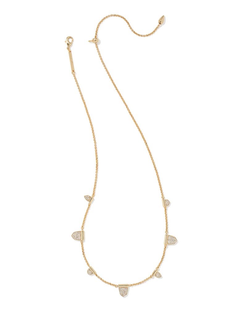 ADELINE STRAND NECKLACE GOLD METAL