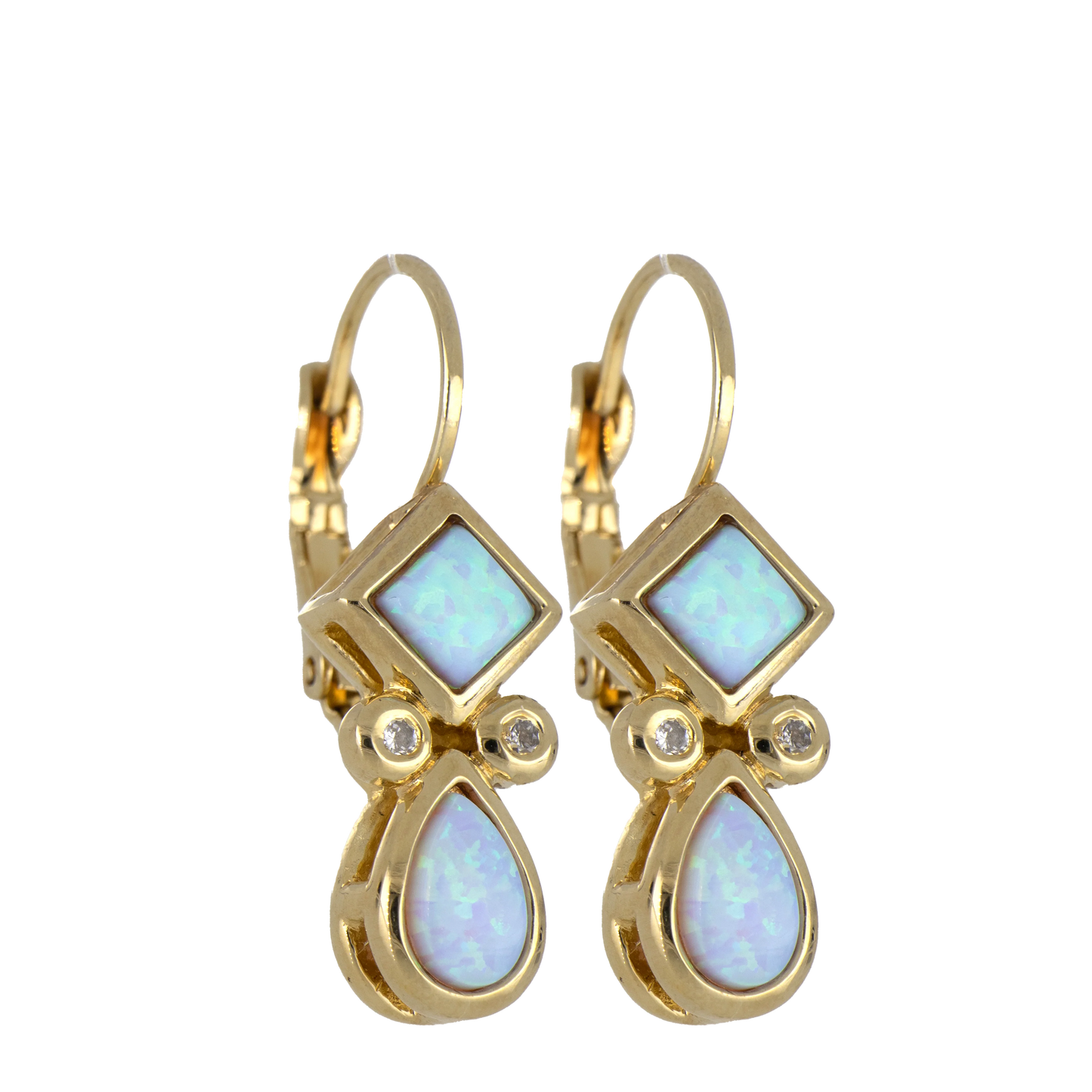 Blue Opal Multi Shape French Wire F5562-G6F0