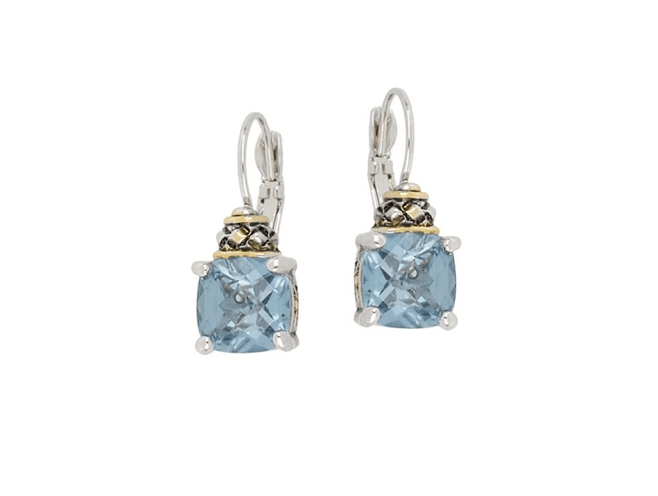 Anvil Collection Square Cut French Wire Earrings F3521 - A600 - She Chester