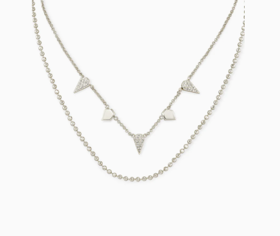 Demi Rhod Multi Strand Necklace
