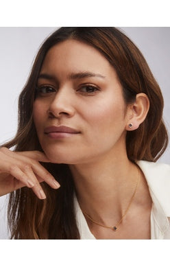 DAVIE PENDANT NECKLACE 18K GOLD VERMEIL BLUE IOLITE