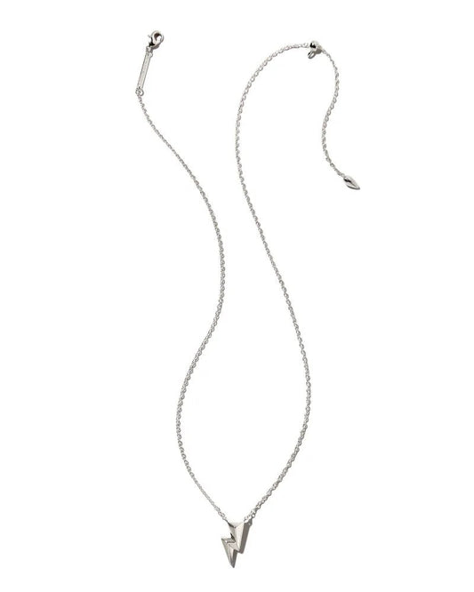 Bolt Rhod Pendant Necklace - She Chester