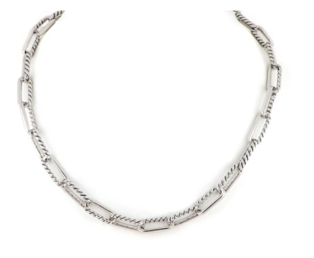 Diamante JM Large Link Necklace N5343-R005